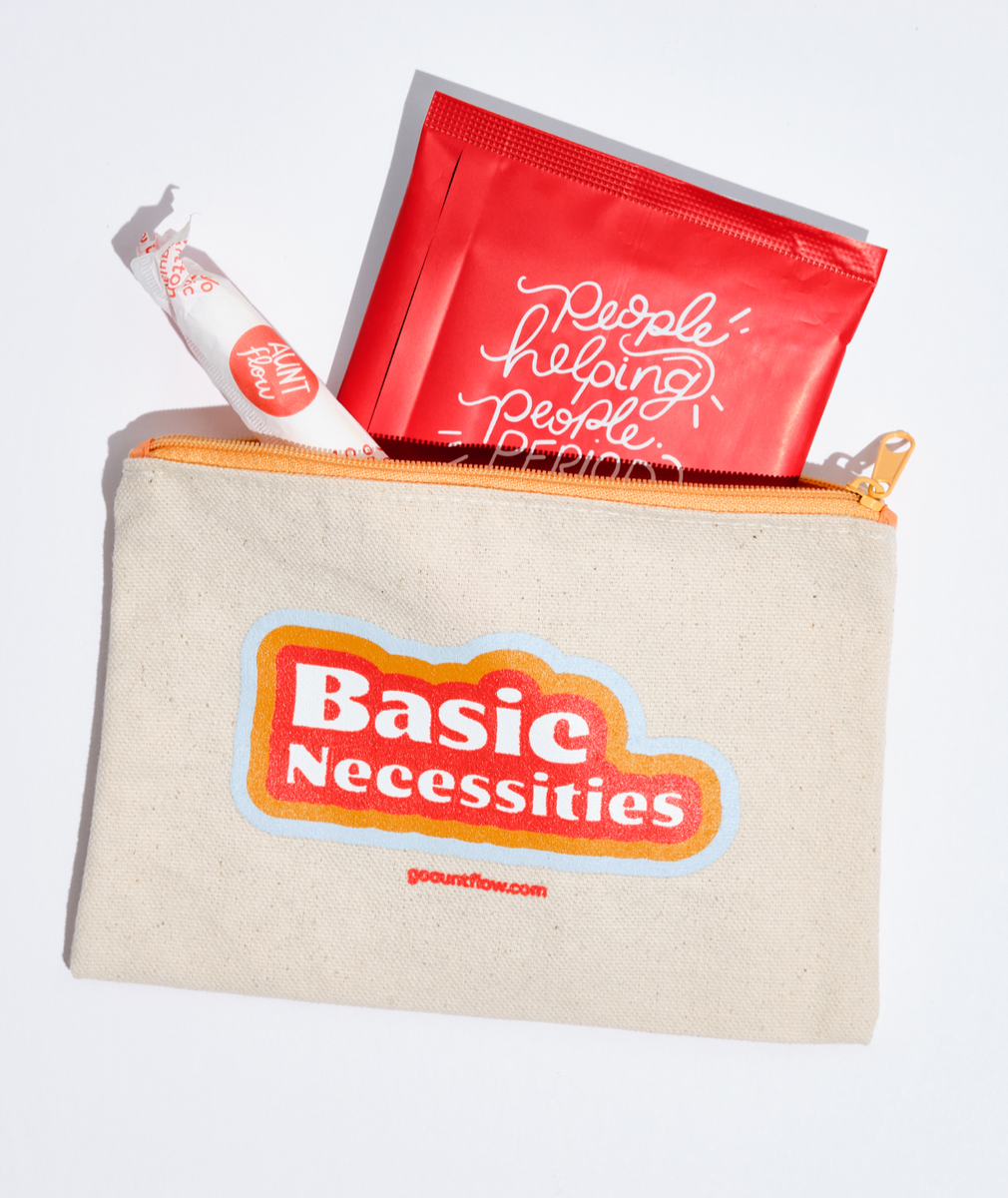 Basic Necessities Canvas Zip Pouch | Aunt Flow