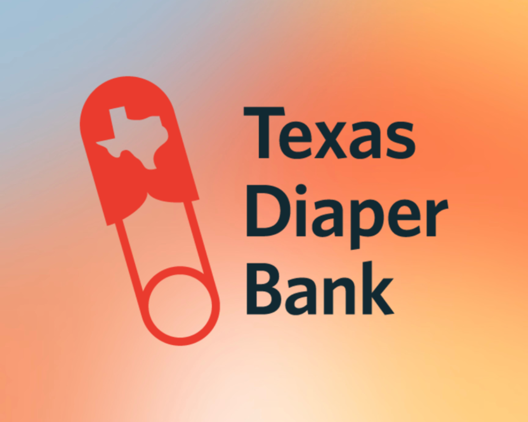 Texas Diaper Bank gradient logo graphic