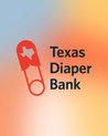 Texas Diaper Bank gradient logo graphic