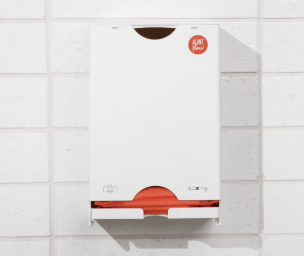 Aunt Flow Mini Dispenser Mounted with Pads